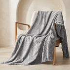 Wheat Grain Pattern Flannel Blanket