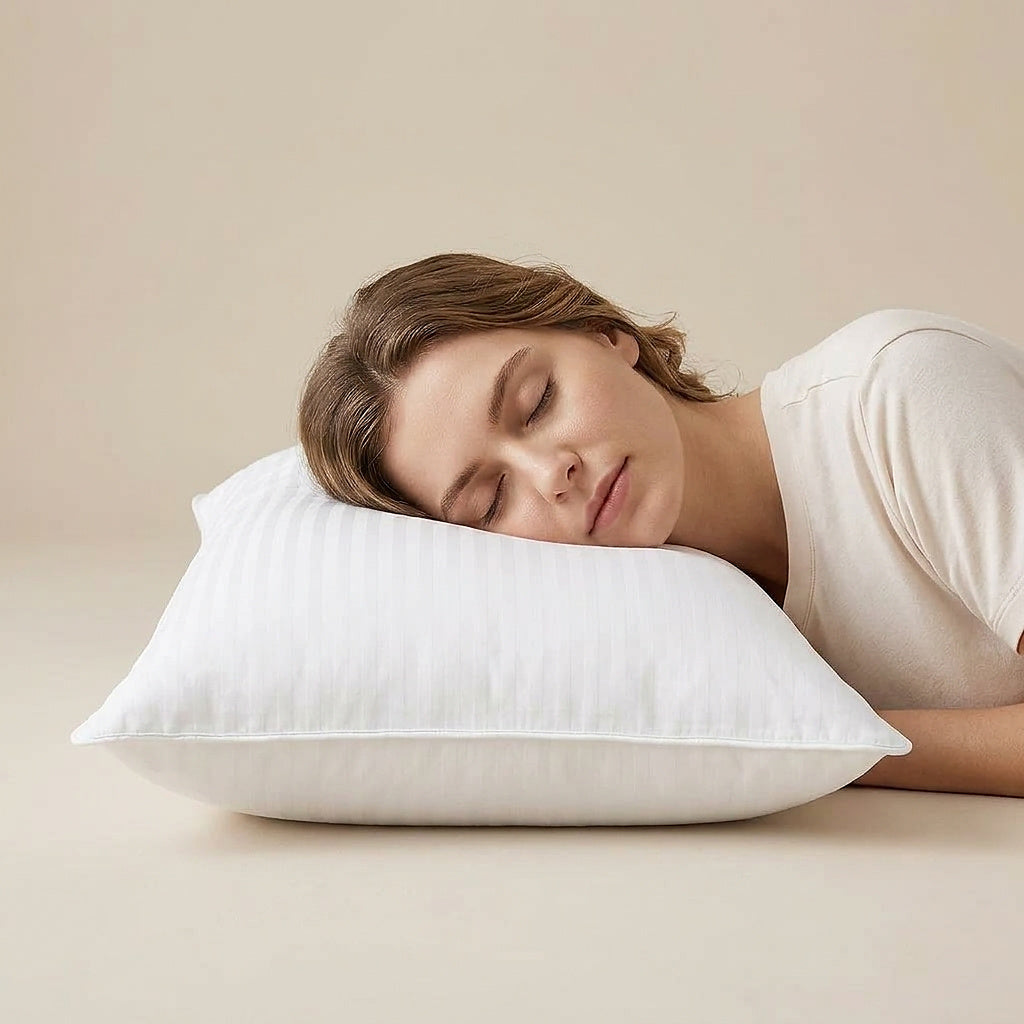 Gel-Fiber Bedding Pillows