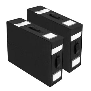 Foldable Bedding Storage Organizer with Front Flap Design