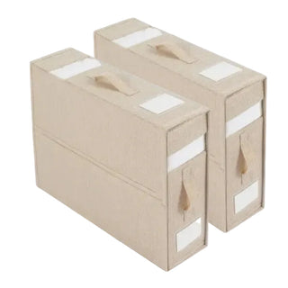 Foldable Bedding Storage Organizer with Front Flap Design