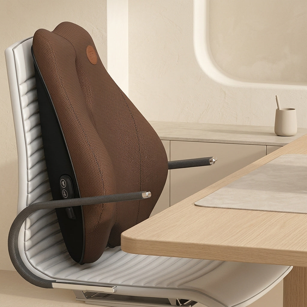Electric Massage Lumbar Support Pillow
