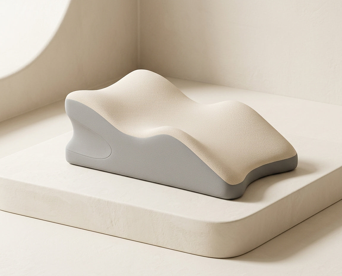 Ergonomic Partitioned Support Pillow