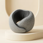 U-Shaped Neck Pillow with Wrap Closure