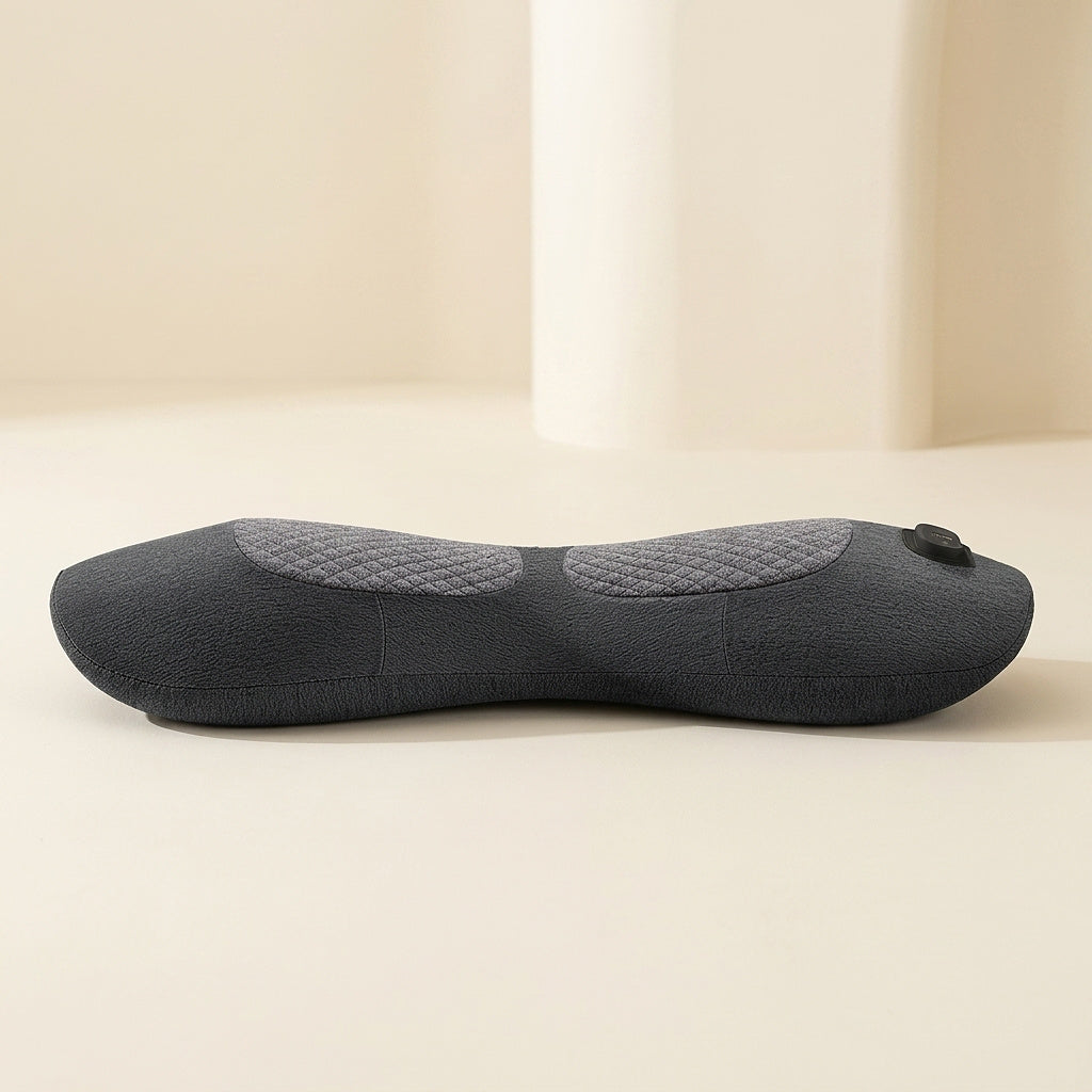 Lumbar Support Pillow with Integrated Control Panel