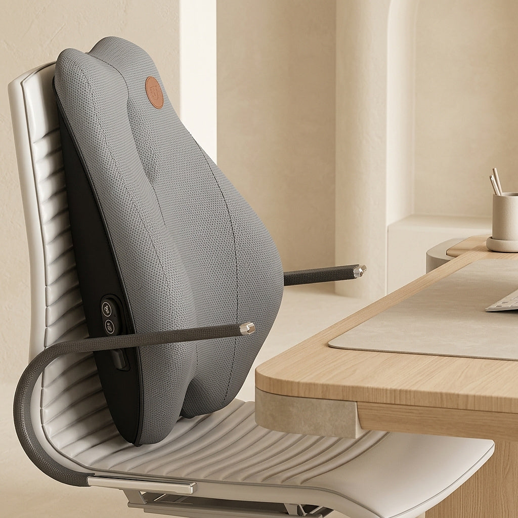 Electric Massage Lumbar Support Pillow