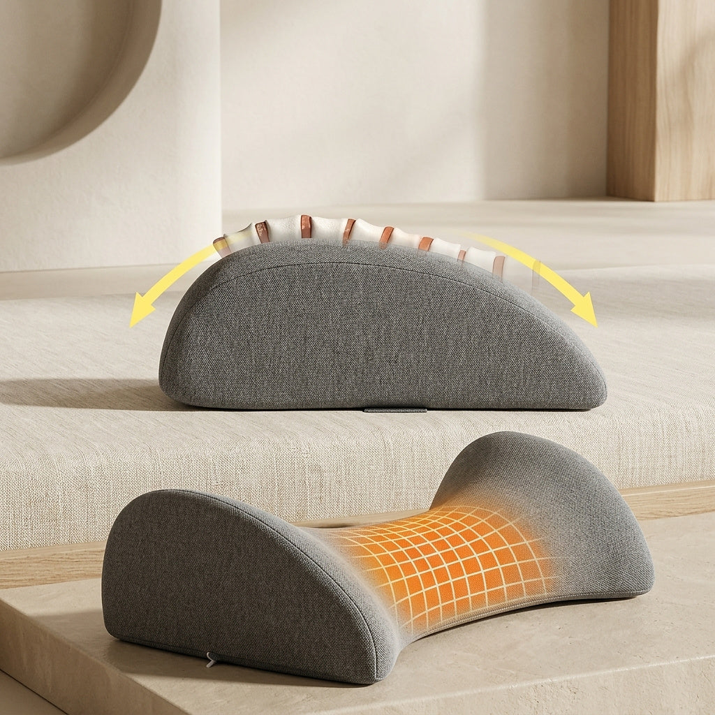 I-Shape Memory Foam Lumbar Support Pillow