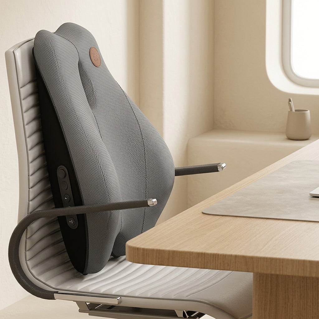 Electric Massage Lumbar Support Pillow