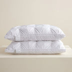 Tufted Goose Down Bedding Pillow