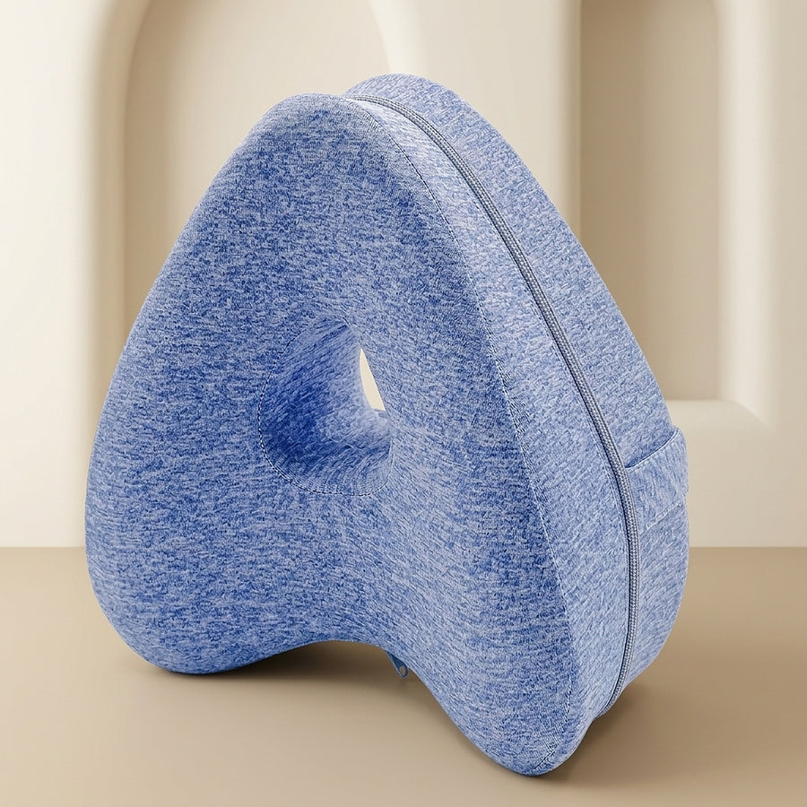 Heart-Shaped Contour Leg Pillow