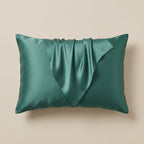 Unisex Satin Pillowcase with Folded Drape Detail
