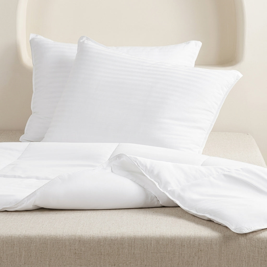 Gel-Fiber Bedding Pillows