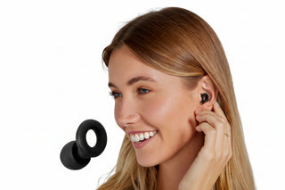 Compact In-Ear Earplugs with Rounded Tip Design