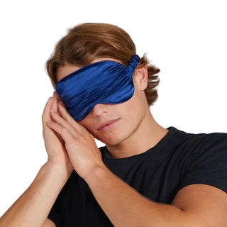 Satin-Style Sleep Eye Masks with Contoured Eye Coverage