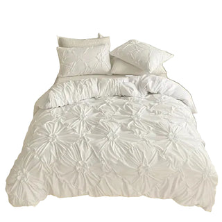 Textured Duvet Cover Set with Coordinated Pillowcases