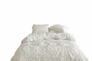 Textured Duvet Cover Set with Coordinated Pillowcases