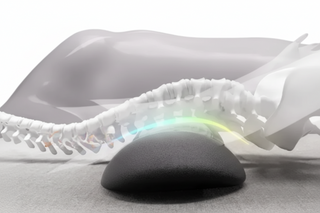 Contoured Back Support Pad with Textured Surface