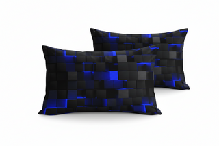 Geometric Pattern Bedding Set with Coordinated Duvet and Pillowcases