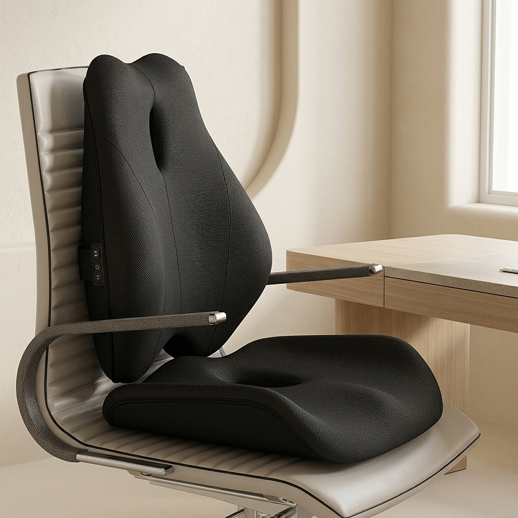 Electric Massage Lumbar Support Pillow