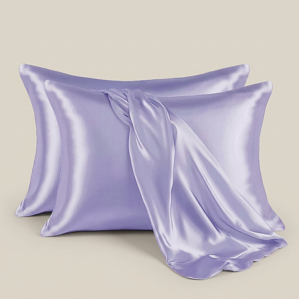 Unisex Satin Pillowcase with Folded Drape Detail