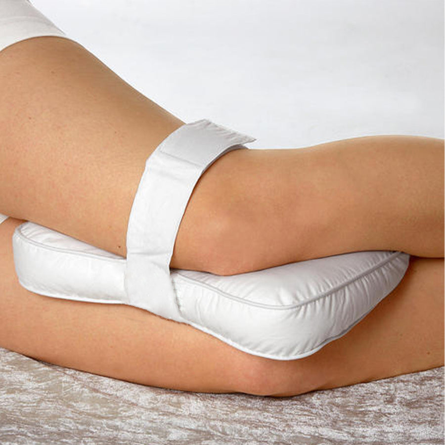 Memory Foam Leg Pillow With Straps For Secure Positioning