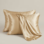 Unisex Satin Pillowcase with Folded Drape Detail