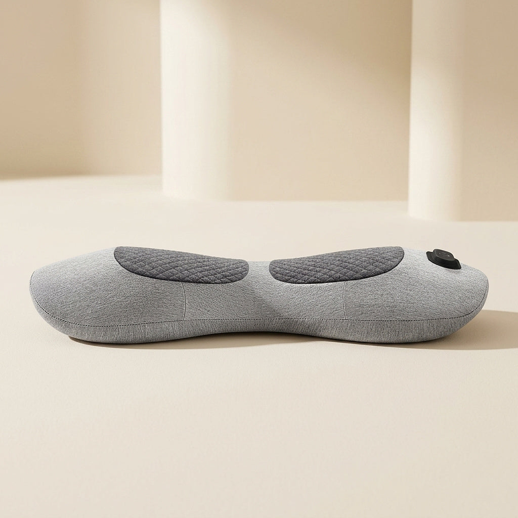 Lumbar Support Pillow with Integrated Control Panel