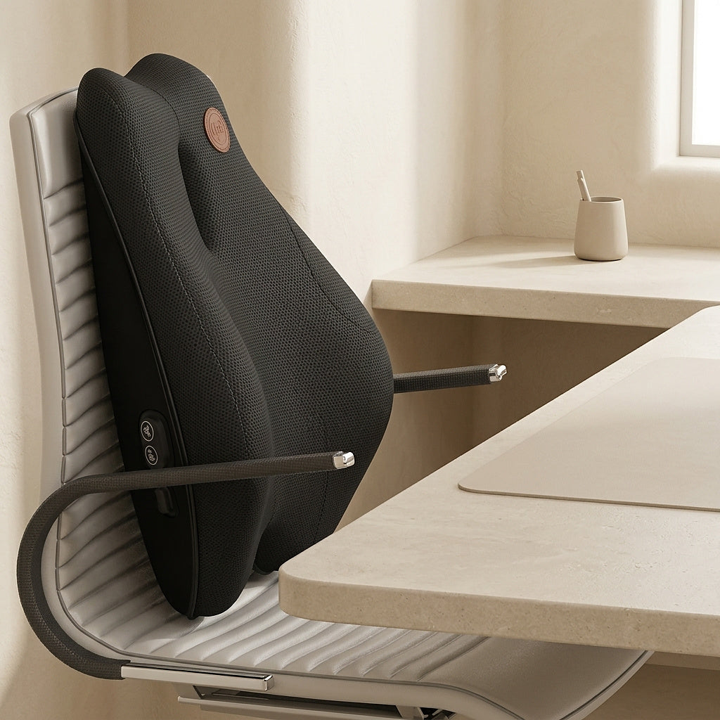 Electric Massage Lumbar Support Pillow