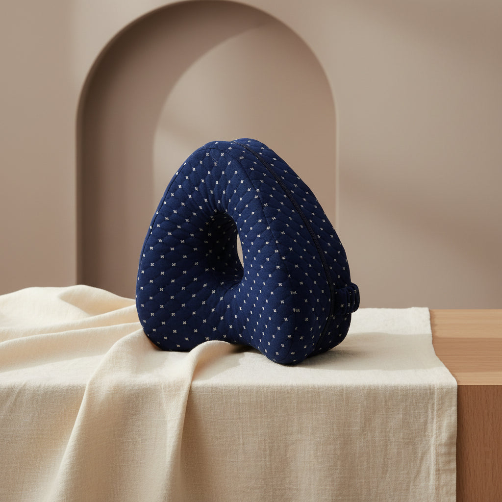 Heart-Shaped Contour Leg Pillow