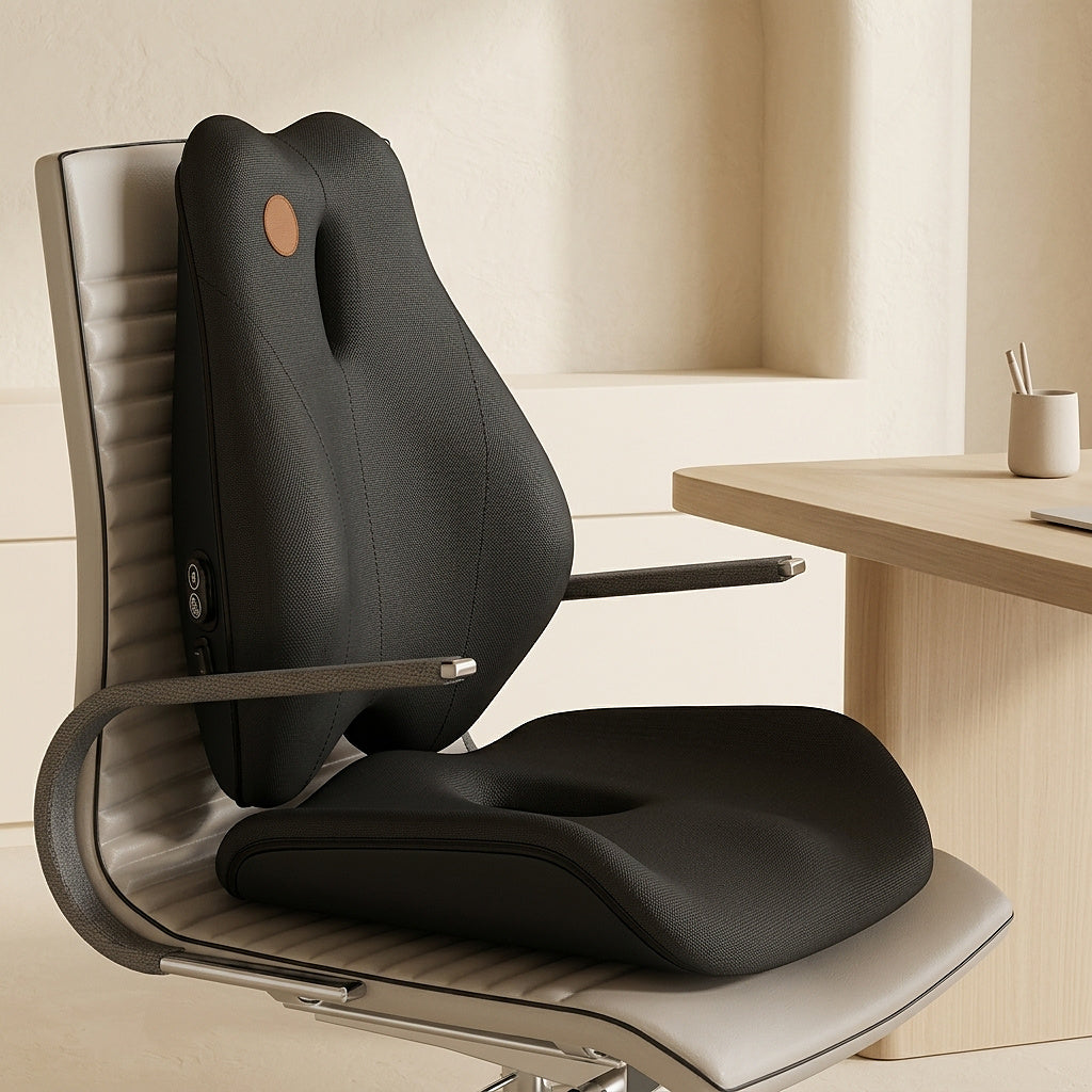 Electric Massage Lumbar Support Pillow
