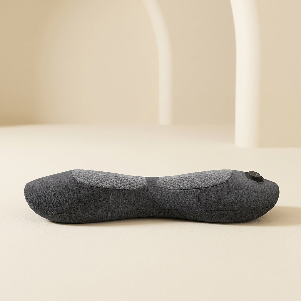 Lumbar Support Pillow with Integrated Control Panel