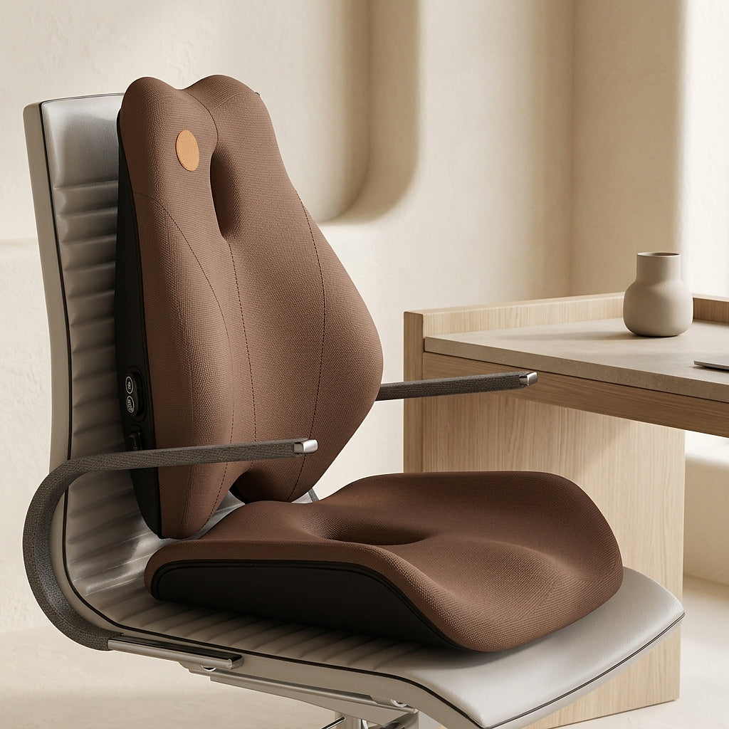 Electric Massage Lumbar Support Pillow