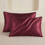 Unisex Satin Pillowcase with Folded Drape Detail