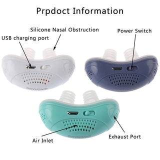 Portable Micro CPAP Device – Maskless Nasal Buds for Travel