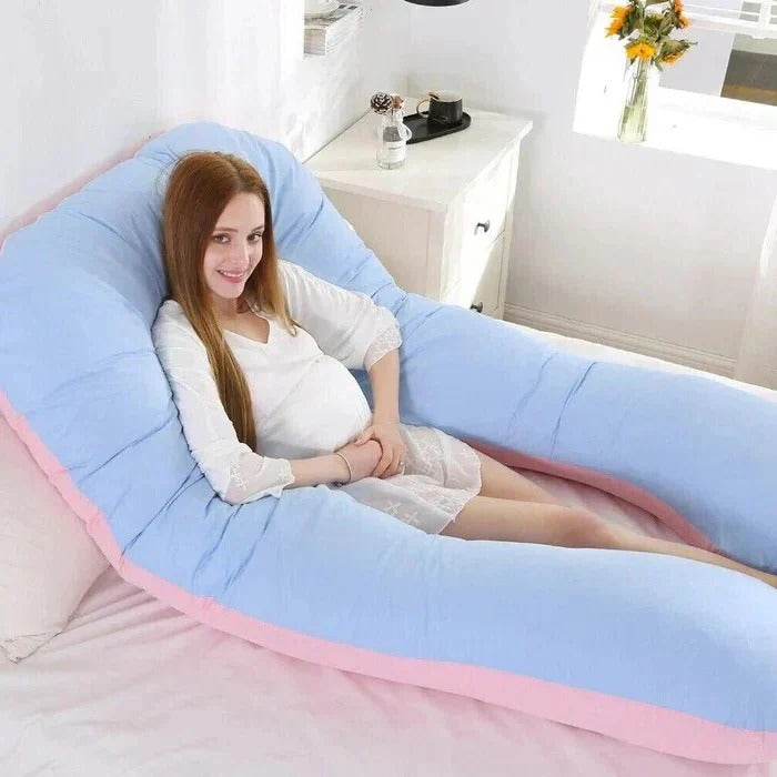 U-Shaped Full Body Pillow with Ergonomic Memory Foam Support