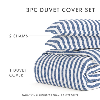 Soft Brushed Duvet Set – Hypoallergenic Wrinkle & Fade Resistant
