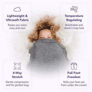 Feather Free Insulated Wrap with Windproof Lightweight Layering