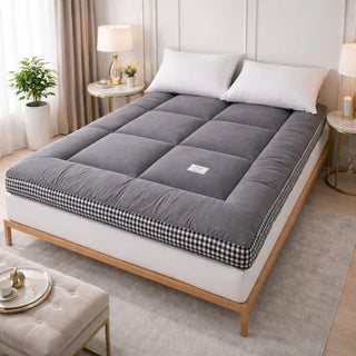 Plush Quilted Roll-Up Futon Mattress with High-Density Foam