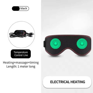 Heated Eye Mask with 3 Temp Levels & USB Vibration