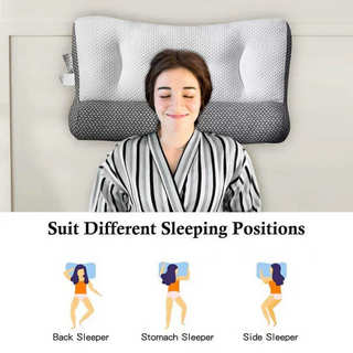 Orthopedic Neck Pillow with Ergonomic Pain Relief for Side Sleepers