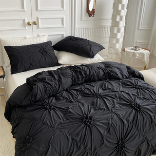 Vintage Floral Duvet Set – Pinch Pleat & Wrinkle-Resistant