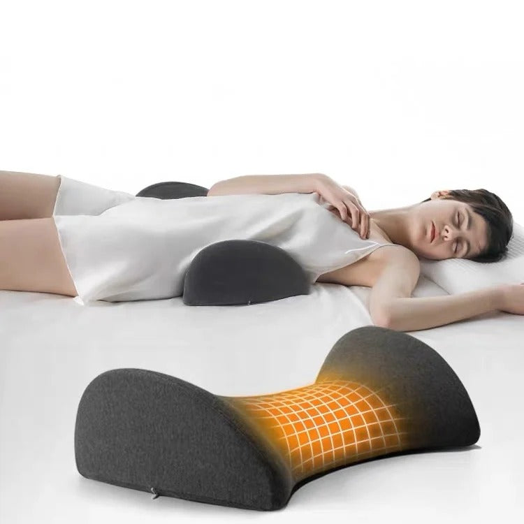 I-Shape Memory Foam Lumbar Pillow – Spinal Alignment & Pain Relief