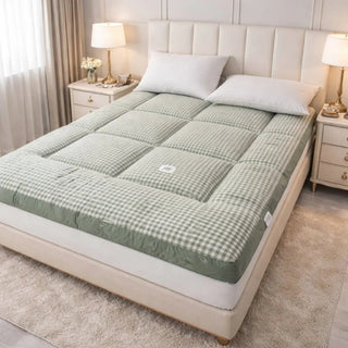 Plush Quilted Roll-Up Futon Mattress with High-Density Foam