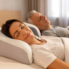 Ergonomic Memory Foam Neck Pillow with Washable Cover