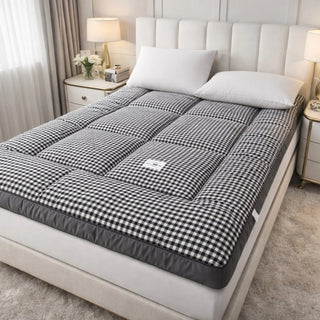 Plush Quilted Roll-Up Futon Mattress with High-Density Foam