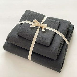 Cloud Cotton Bedding Set with Breathably Soft Washed Texture