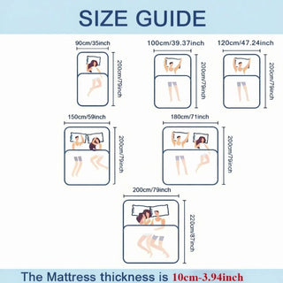 Plush Quilted Roll-Up Futon Mattress with High-Density Foam