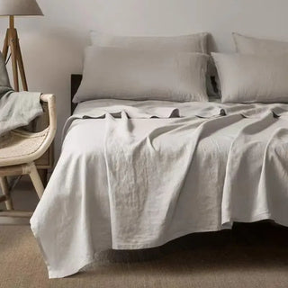 Pure Linen Bed Sheets – Ultra-Breathable for Refreshing Sleep