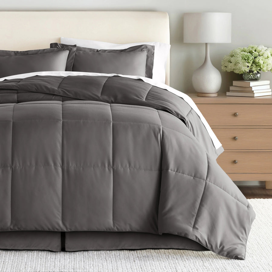 8-Piece Microfiber Bed Set – Ultra-Soft Complete Ensemble