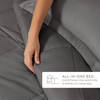 8-Piece Microfiber Bed Set – Ultra-Soft Complete Ensemble