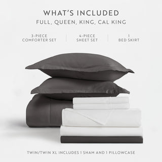 8-Piece Microfiber Bed Set – Ultra-Soft Complete Ensemble